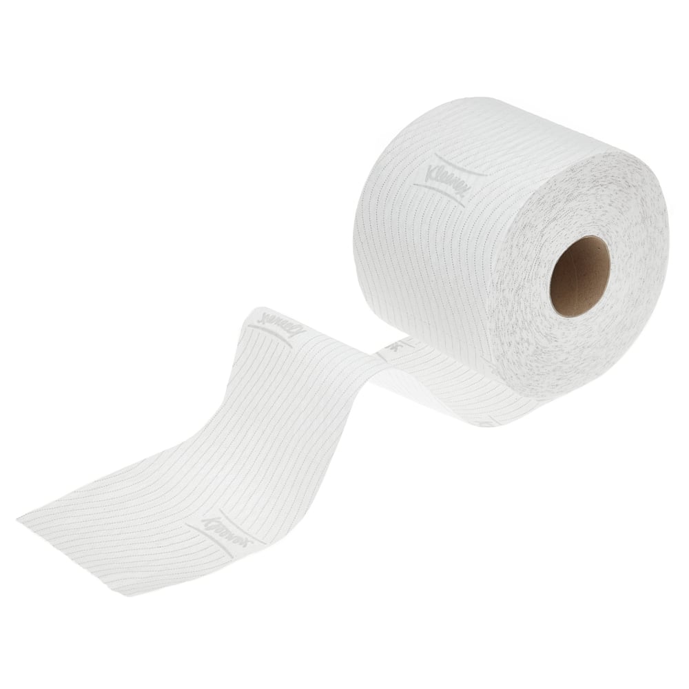 Rouleaux de papier toilette Kleenex® 8440 - 3 plis - 36 rouleaux x 350 feuilles blanches (12 600 feuilles au total) - 8440