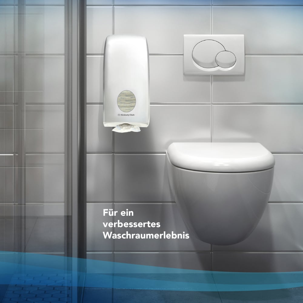 Scott® Control™ Papel Higiénico Plegado de 2 Capas 8509, 36 Paquetes de 220 Hojas, Para Dispensadores Aquarius™ Compatibles, Maxi Pack, Blanco - 8509