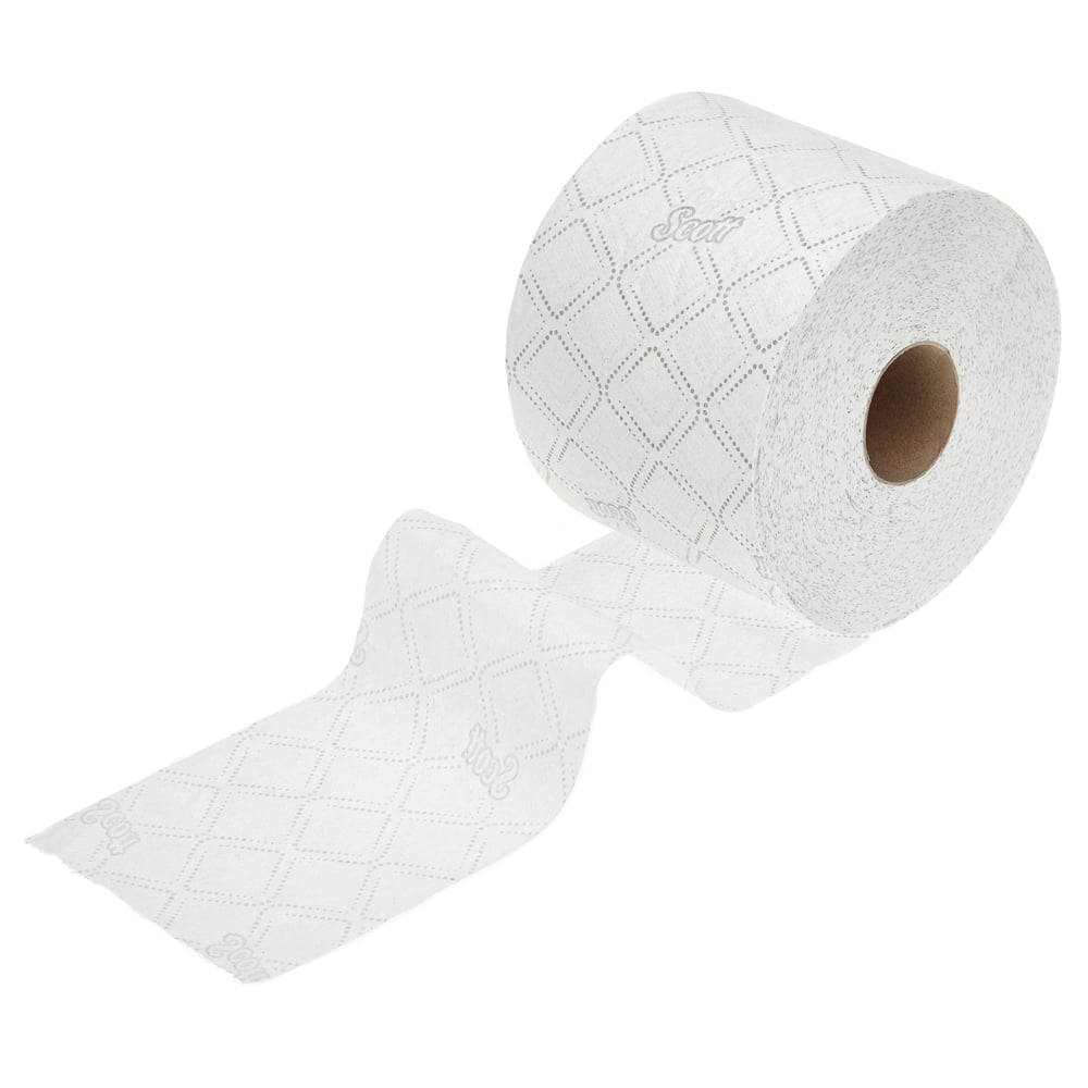 Scott® Essential™ Toilettenpapierrollen 8517 – 2-lagiges Toilettenpapier – 6 Packungen mit je 6 Rollen x 600 Blatt, weiß (insges. 36 Rollen/21.600 Blatt) - 8517