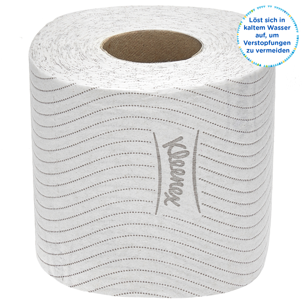 Rouleaux de papier toilette Kleenex® - 8437, blanc, 2 plis, 96 x 210 (20 160 feuilles au total) - 8437
