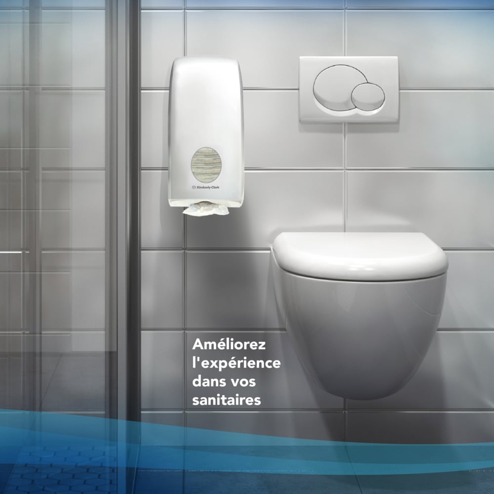 Scott® Control™ Papel Higiénico Plegado de 2 Capas 8509, 36 Paquetes de 220 Hojas, Para Dispensadores Aquarius™ Compatibles, Maxi Pack, Blanco - 8509