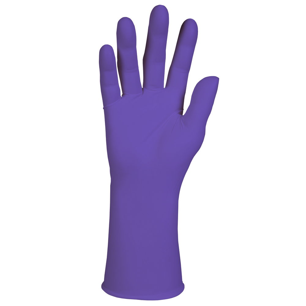 Gants d’examen Kimberly-Clark Purple Nitrile-Xtra (50602), 5,9 mil, ambidextres, 12 po, moyen, 50 gants en nitrile/boîte, 10 boîtes/caisse, 500/caisse - 50602