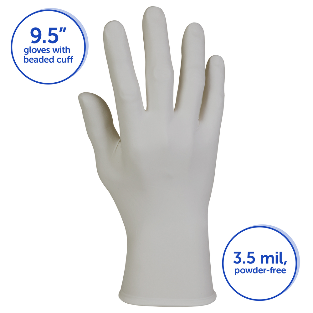 Kimtech™ Sterling™ニトリル実験用手袋（50706）、3.5ミル、9.5インチ、左右兼用、XSサイズ、200枚/ディスペンサー、10ディスペンサー、2,000組（グレー）/ケース - 50705