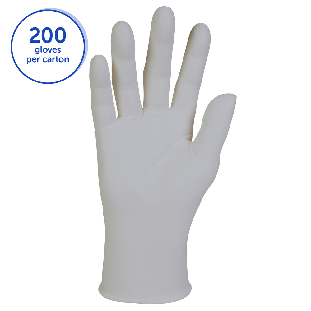 Kimberly-Clark™ Sterling™ Nitrile Exam Gloves (50708), 3.5 Mil, 9.5”, Ambidextrous, Large, 200 / Dispenser, 10 Dispensers, 2,000 Grey Gloves / Case - 50708