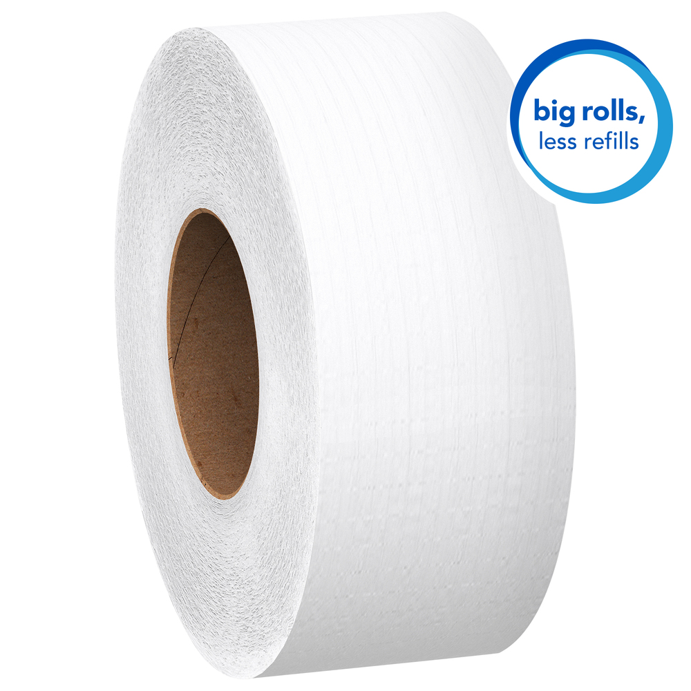 Scott® Essential 100% Recycled Fiber Jumbo Roll Bathroom Tissue - 67805