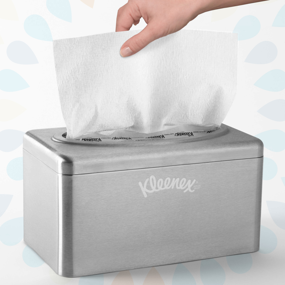 Kleenex® Ultra™, Полотенца для рук, Soft POP-UP™ Interfold, код 1126, 18 упаковок x 70 белых однослойных листов (итого 1260 шт.) - 1126