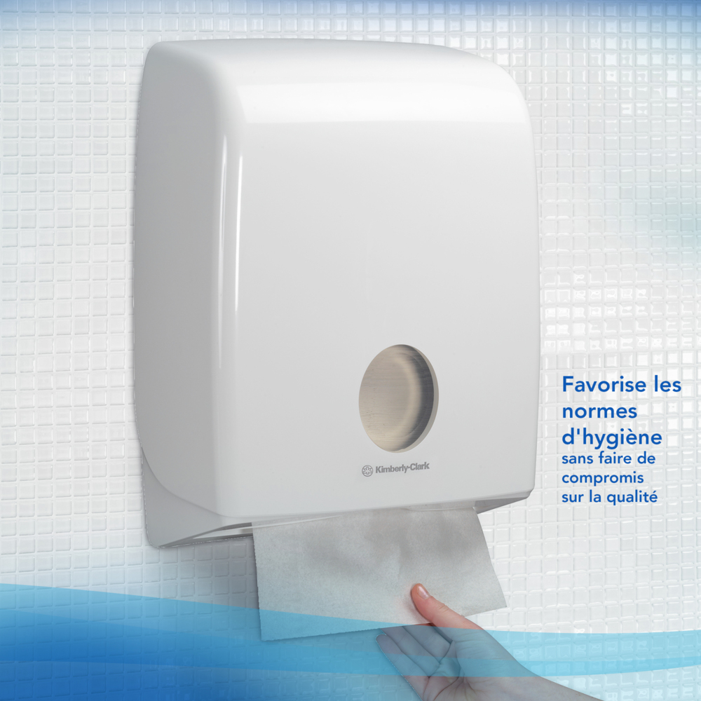 Essuie-mains multiplis Scott® 1804 - Serviettes en papier pliées en Z - 16 paquets x 250 essuie-mains en papier blancs (4 000 au total) - 1804