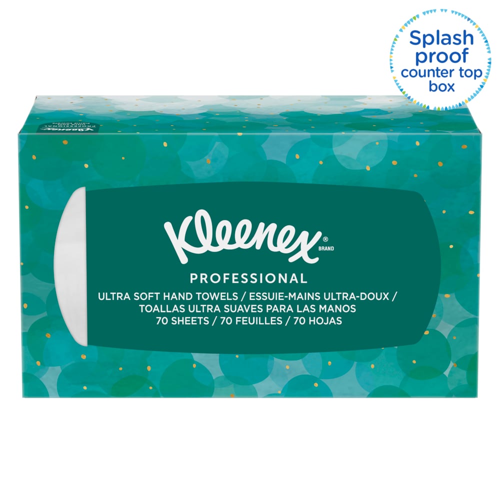 Essuie-mains enchevêtrés Kleenex® Ultra™ Soft POP-UP™ 1126 - 18 paquets de 70 blancs 1 épaisseur - 1126