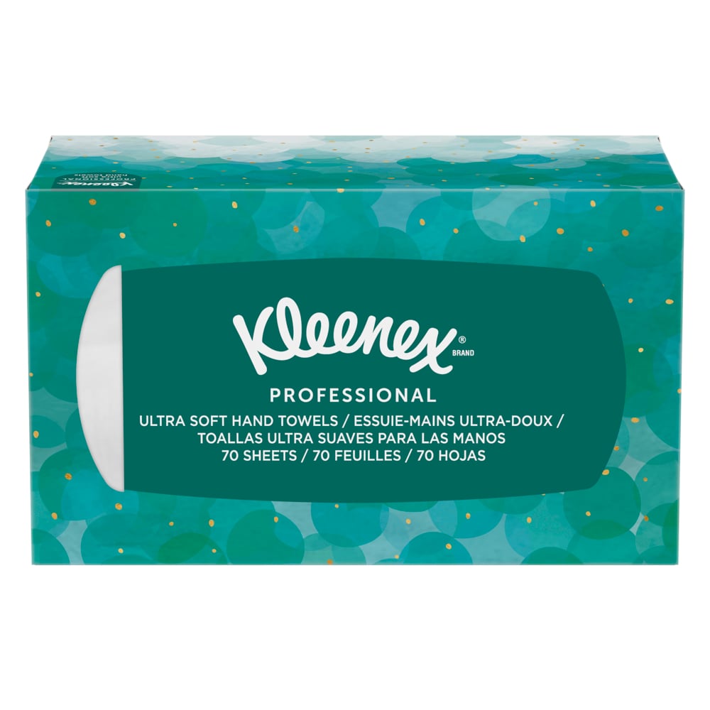 Kleenex® Ultra™ Soft Pop-Up Interfolded Hand Towels 1126 - Luxury Paper Hand Towels - 18 Boxes x 70 White Folded Paper Towels (1,260 Total) - 1126
