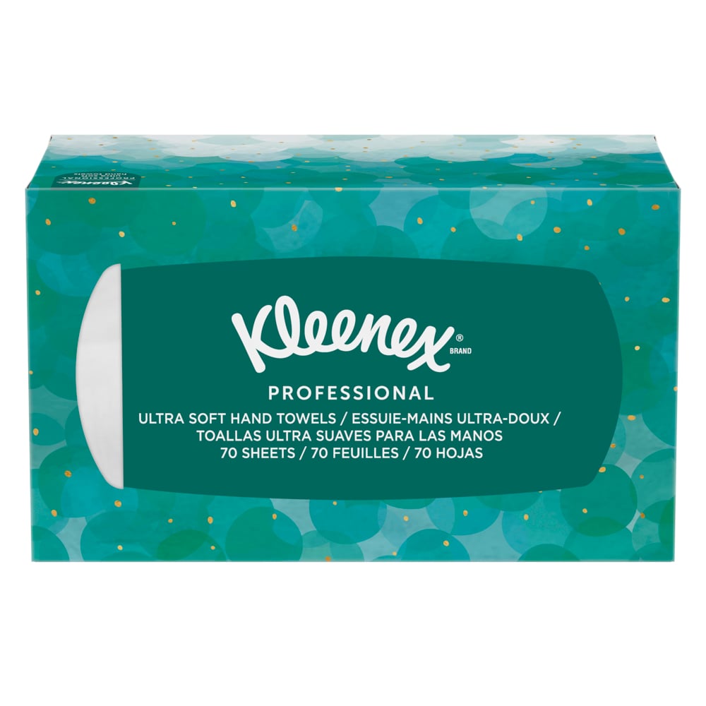 Essuie-mains enchevêtrés Kleenex® Ultra™ Soft POP-UP™ 1126 - 18 paquets de 70 blancs 1 épaisseur - 1126