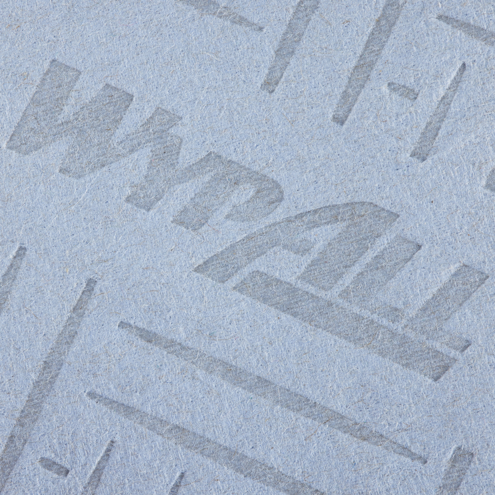 WypAll® L20 blaue Papierreinigungstücher für Reinigung und Wartung 7277 – 2-lagige Rolle mit Zentralentnahme – 6 blaue Rollen x 400 Papierreinigungstücher (insg. 2.400) - 7277