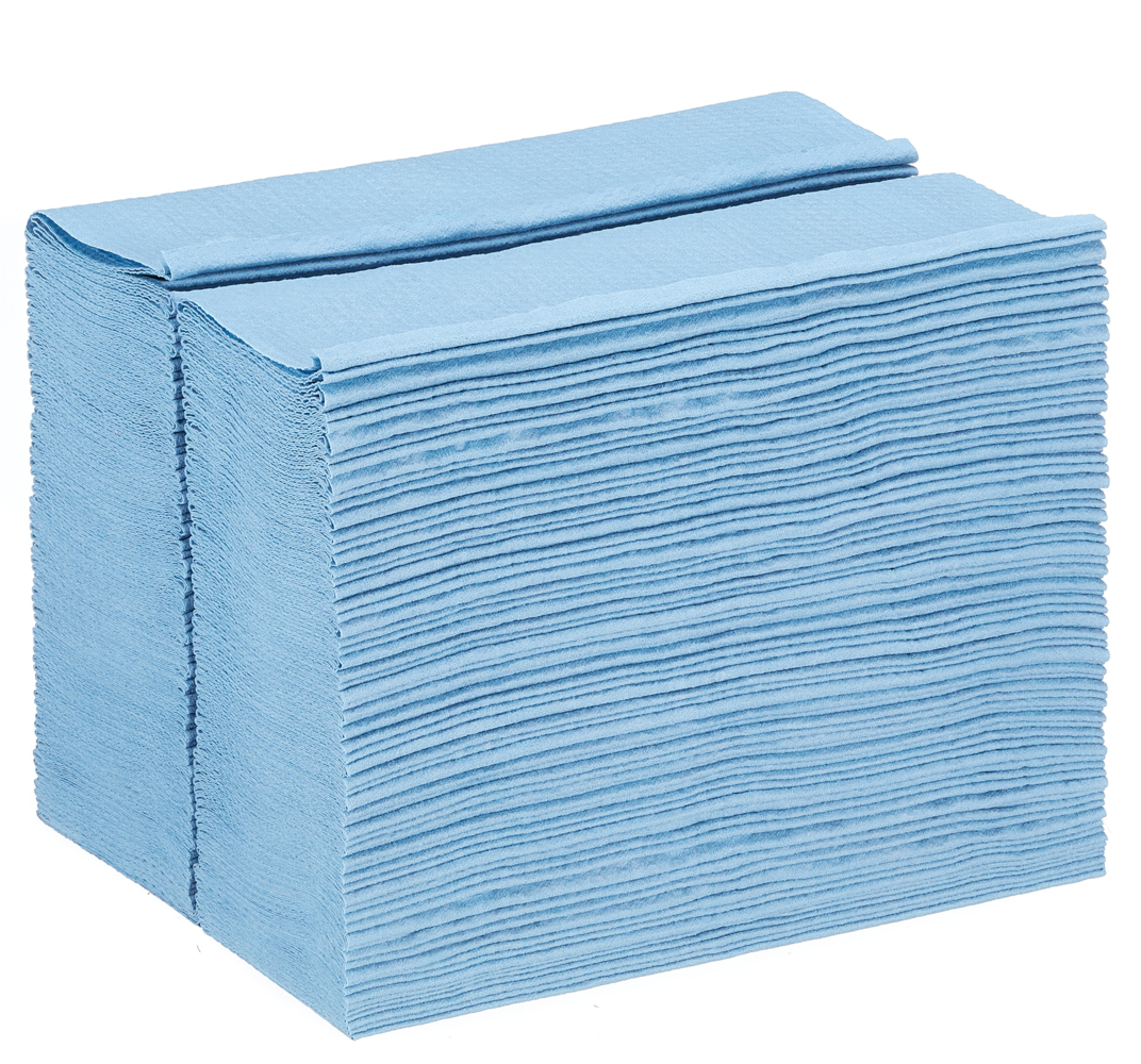 Panni per la pulizia WypAll® X80 Power Clean™ 8294 azzurri - Panni riutilizzabili - 1 BRAG™ Box da 160 panni assorbenti azzurri - 8294