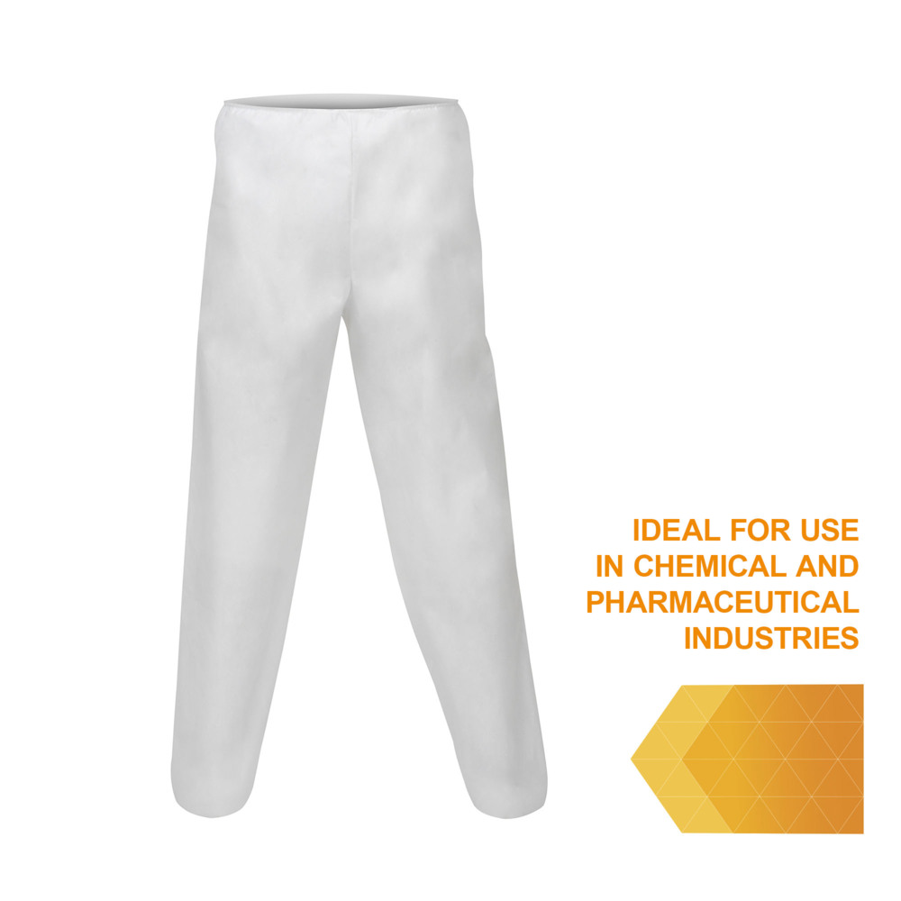 Pantalon respirant contre les particules et les projections KleenGuard® A50 99540 - Blanc, taille 3XL, 1 x 15 (15 pièces au total) - 99540