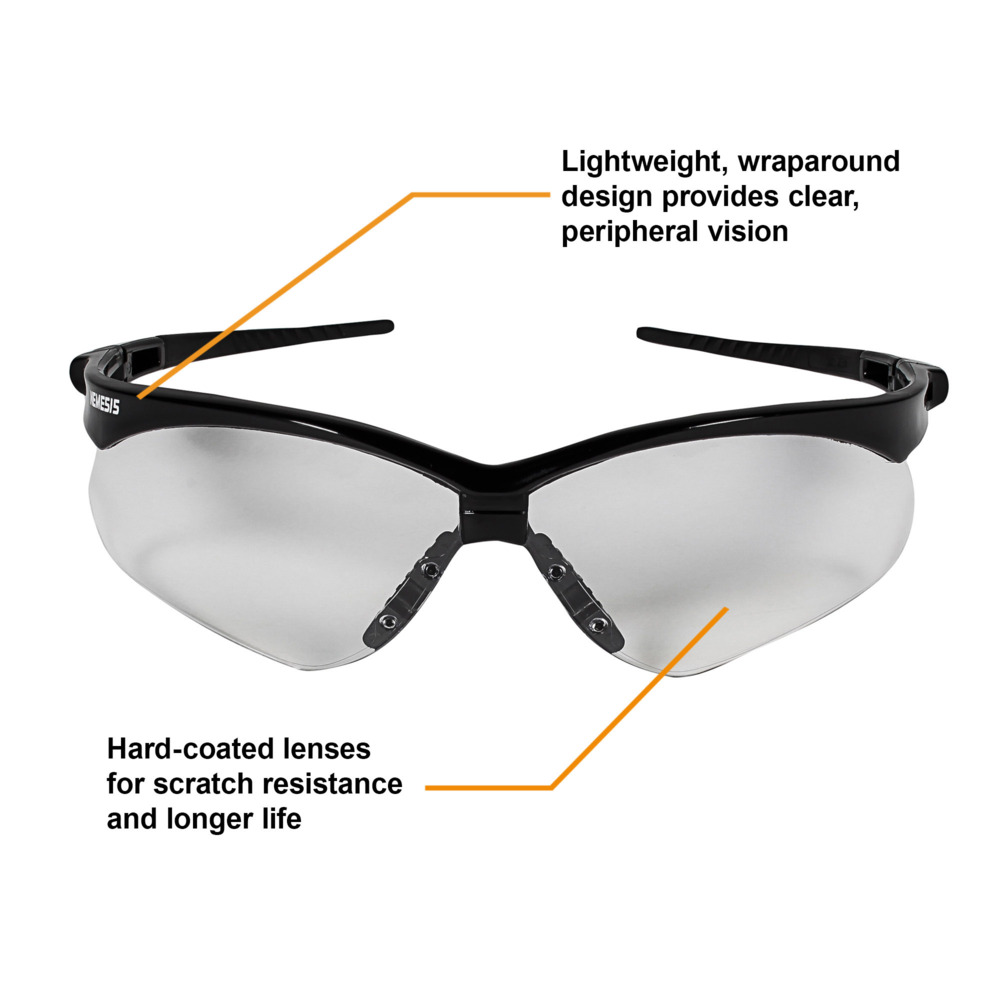 KleenGuard® V30 Nemesis VL Oogbescherming Anti-condens 25679 - 12 Universele Brillen met Transparante Lens per doos - 25679