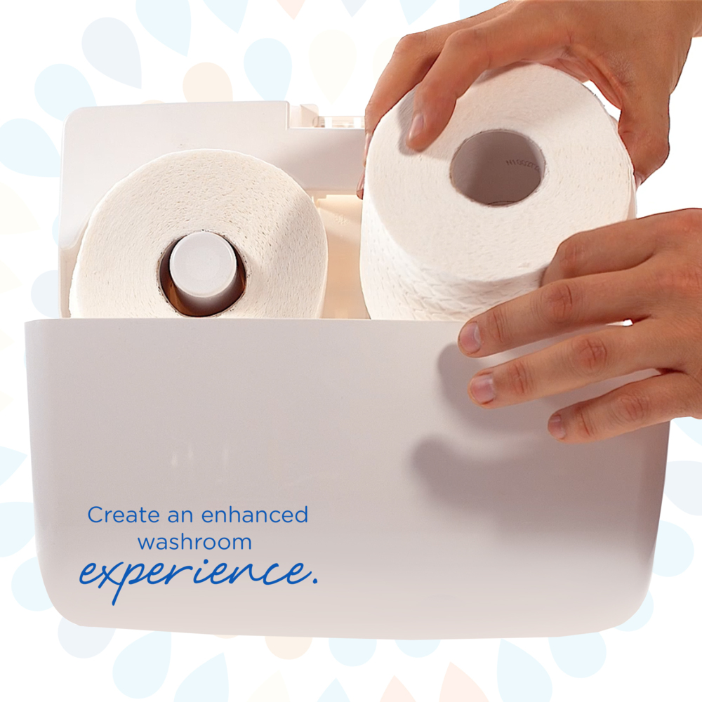 Kleenex® Standard Рулонная туалетная бумага, код 8484, 24 рулона x 160 листов белой четырехслойной бумаги (итого 3 840 шт.) - 8484