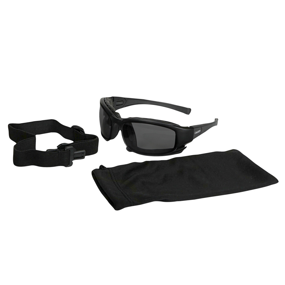 Lunettes de protection antibuée KleenGuard® V50 Calico 25675 - 12 lunettes universelles à verres fumés antibuée par paquet - 25675