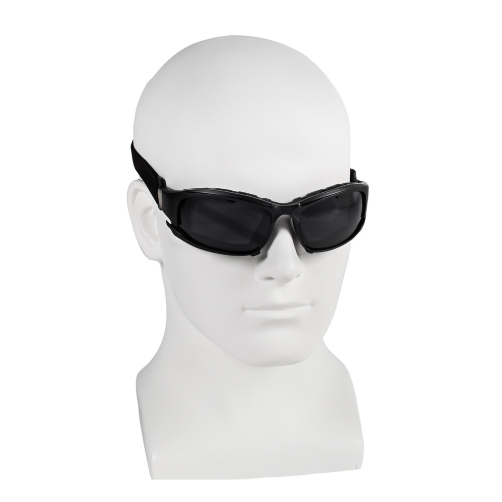 Lunettes de protection antibuée KleenGuard® V50 Calico 25675 - 12 lunettes universelles à verres fumés antibuée par paquet - 25675