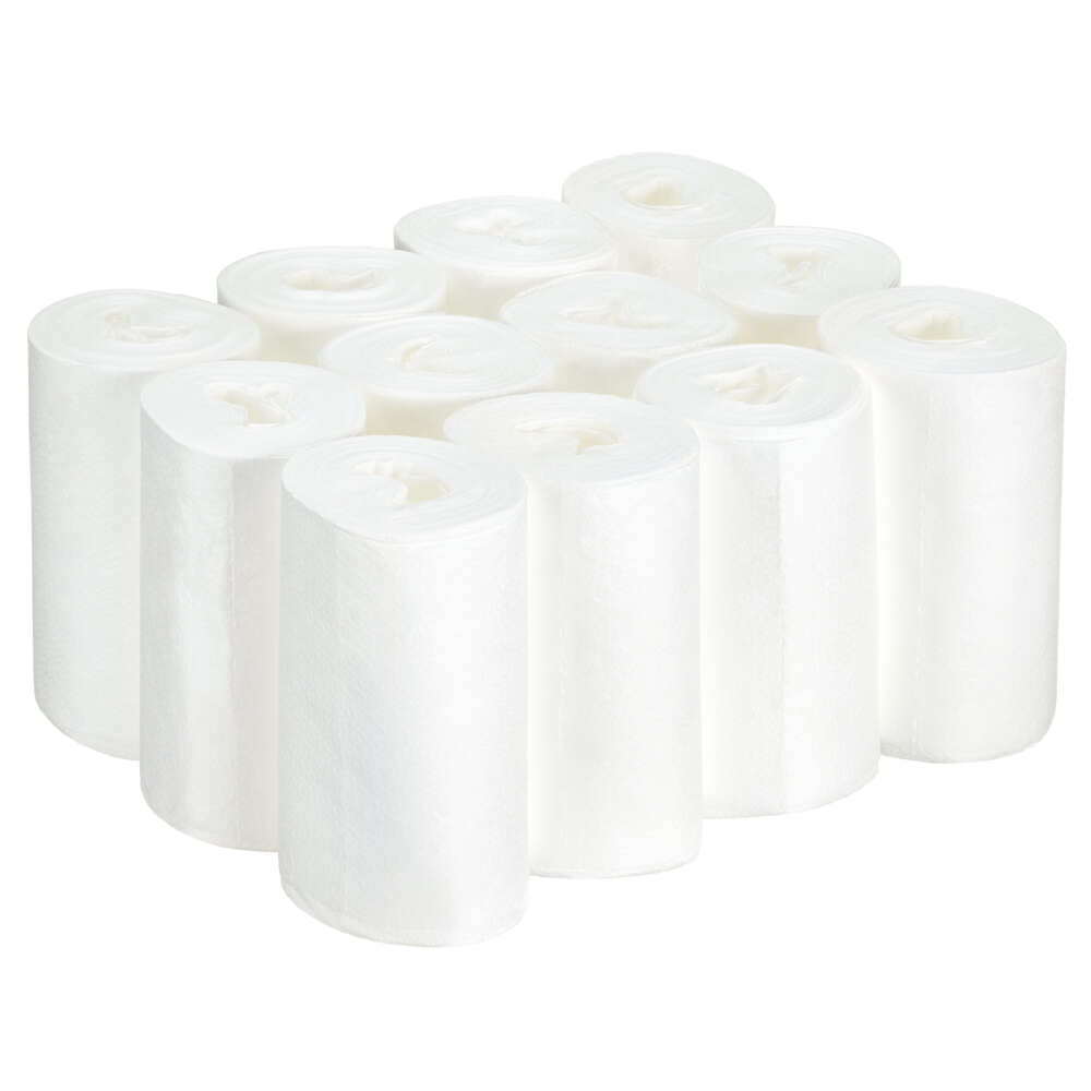 Kimtech® Wettask™ DS Wipes For Solvents 7752 - Industrial Wipers - 12 Rolls x 55 White Cleaning Wipes (660 Total) and 1 Canister - 7752