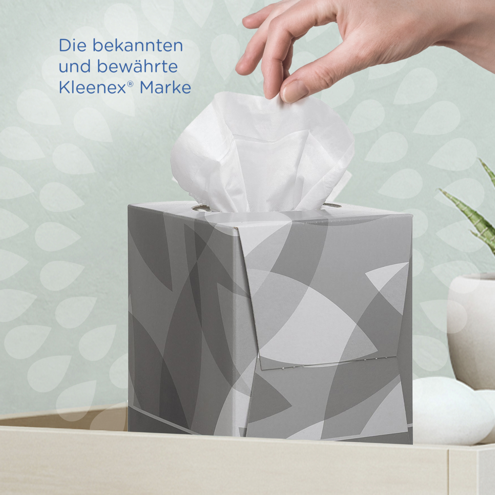 Kleenex® Kubus gezichtsdoekjes 8834 - Wit. 2-laags. 12x88 (1056 vellen) - 8834