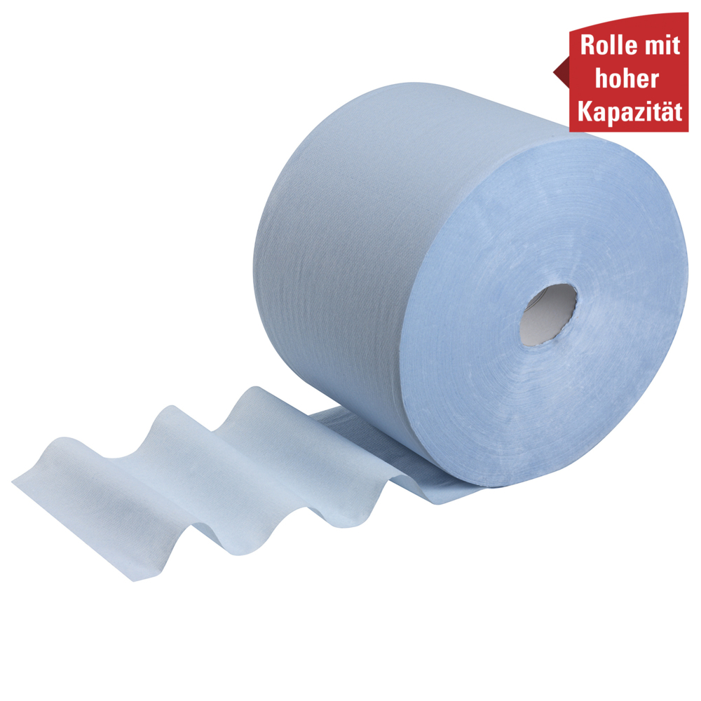 WypAll® L10 schoonmaakdoeken voor oppervlakken 7200 - jumborol - 1 blauwe rol x 1000 papieren doeken - 7200