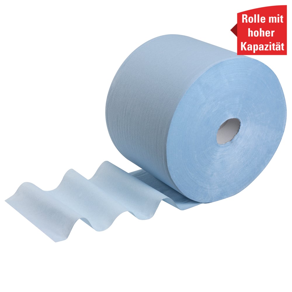 Essuyeur WypAll® L10 Surface 7200 - Maxi bobine - 1 bobine bleue x 1 000 essuyeurs en papier - 7200