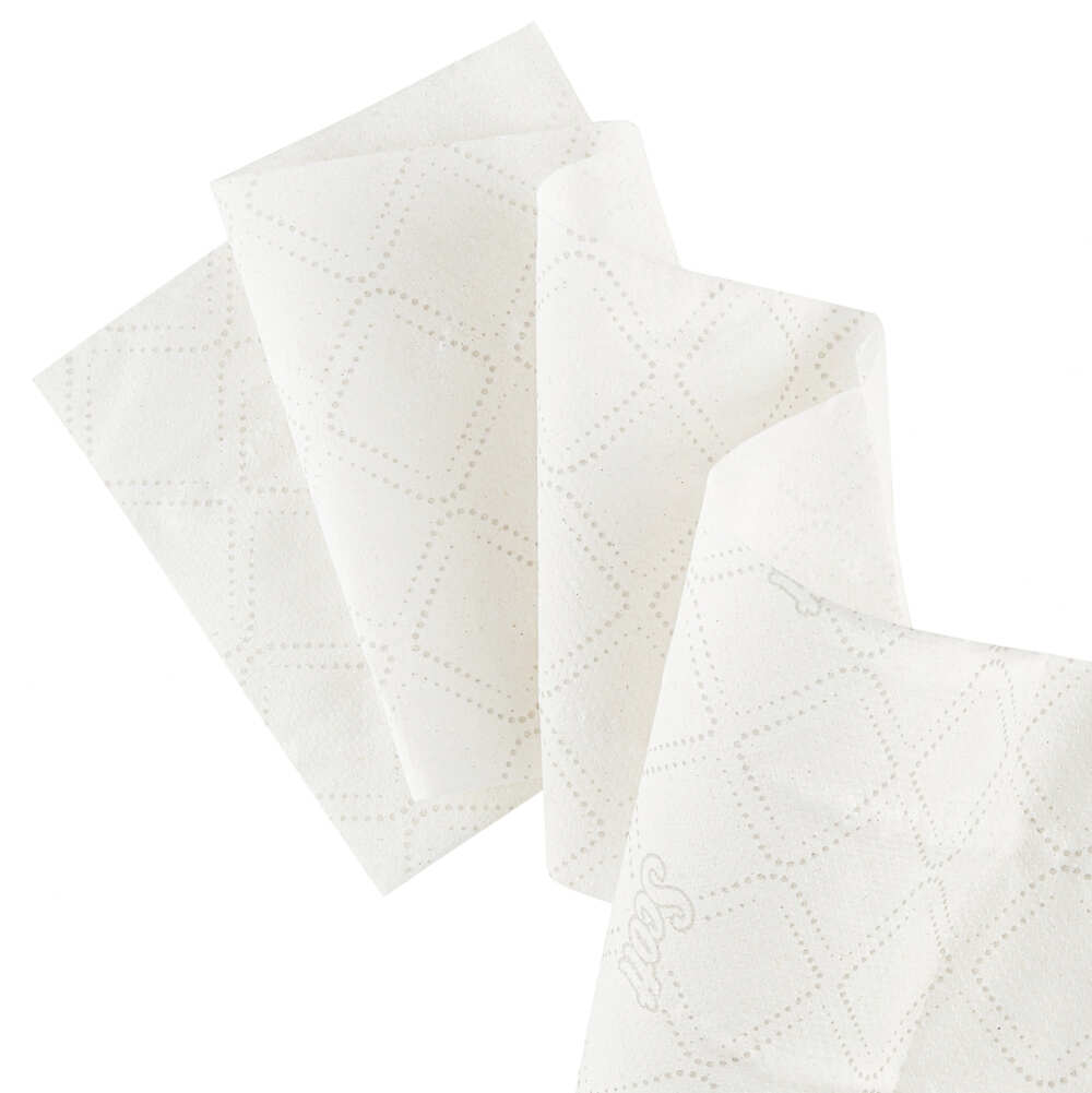 Papier toilette taille standard Scott® Essential™ 8538 - Papier toilette 2 épaisseurs - 36 rouleaux x 320 feuilles de papier toilette blanc (11 520 feuilles au total) - 8538