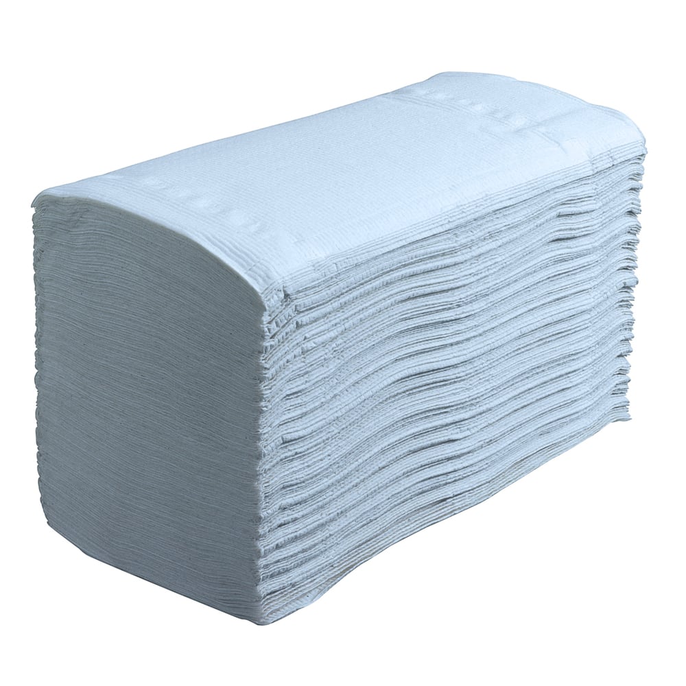 Scott® Control™ Interfold Hand Towels 6682 - Blue Paper Towels - 15 Packs x 240 V Fold Paper Hand Towels (3,600 total) - 6682