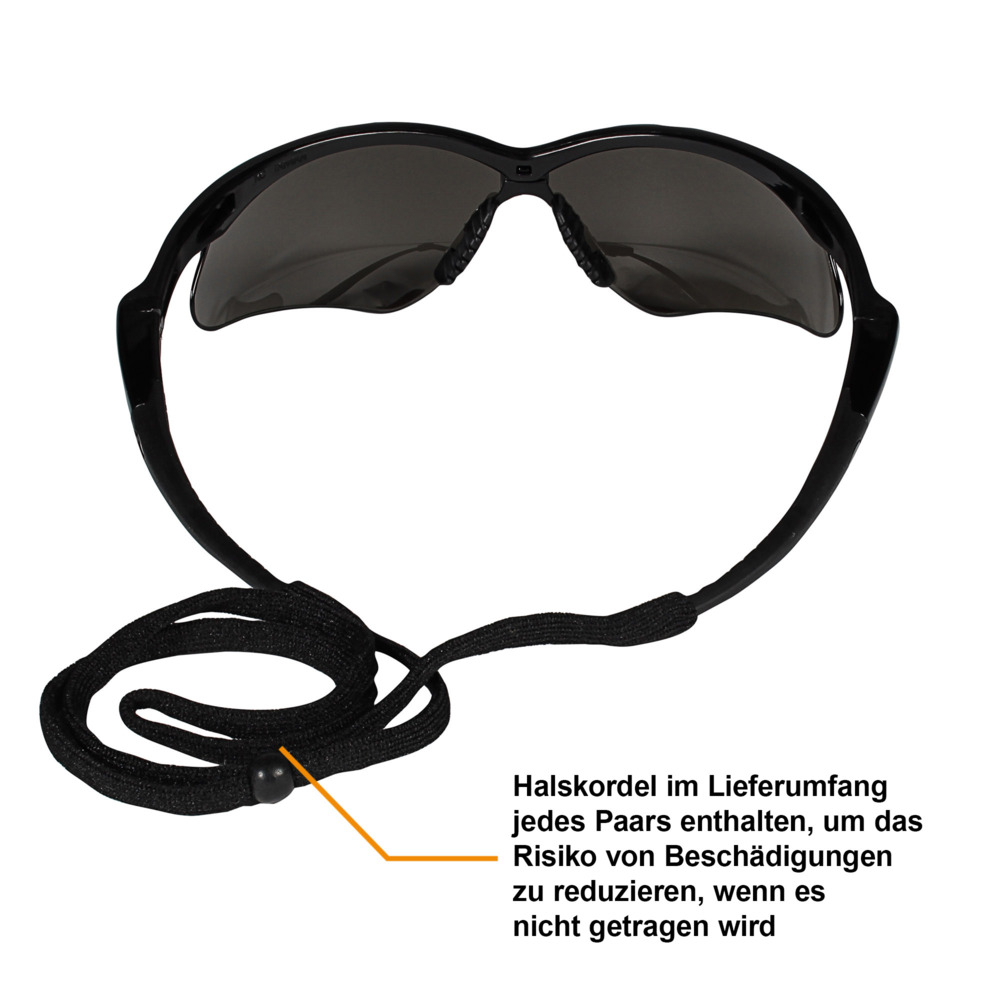 KleenGuard® V30 Nemesis Gespiegelde Oogbescherming met Smoke-lenzen 25688 - 12 Universele Brillen met Gespiegelde Lens per doos - 25688