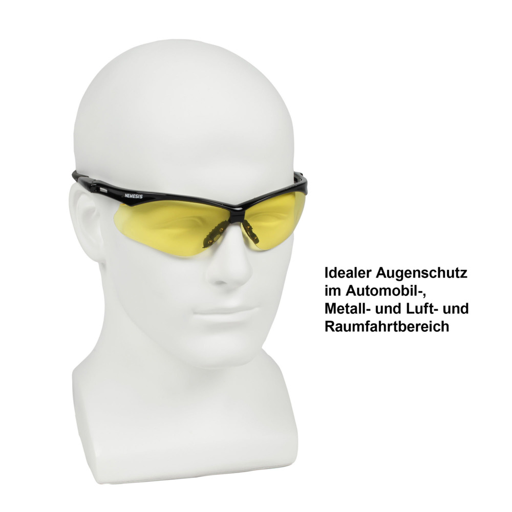 KleenGuard® V30 Nemesis Gele Oogbescherming 25673 - 12 Universele Brillen met Gele Lenzen per doos - 25673