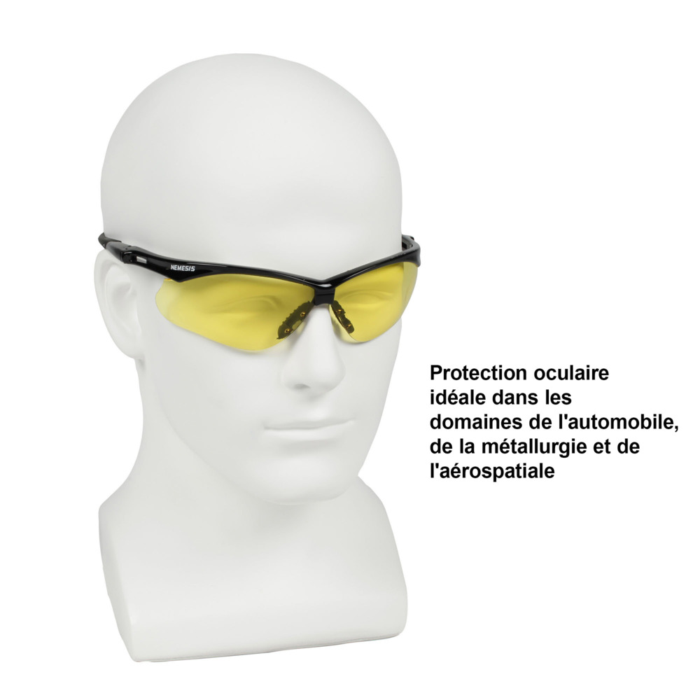 KleenGuard® V30 Nemesis Gele Oogbescherming 25673 - 12 Universele Brillen met Gele Lenzen per doos - 25673