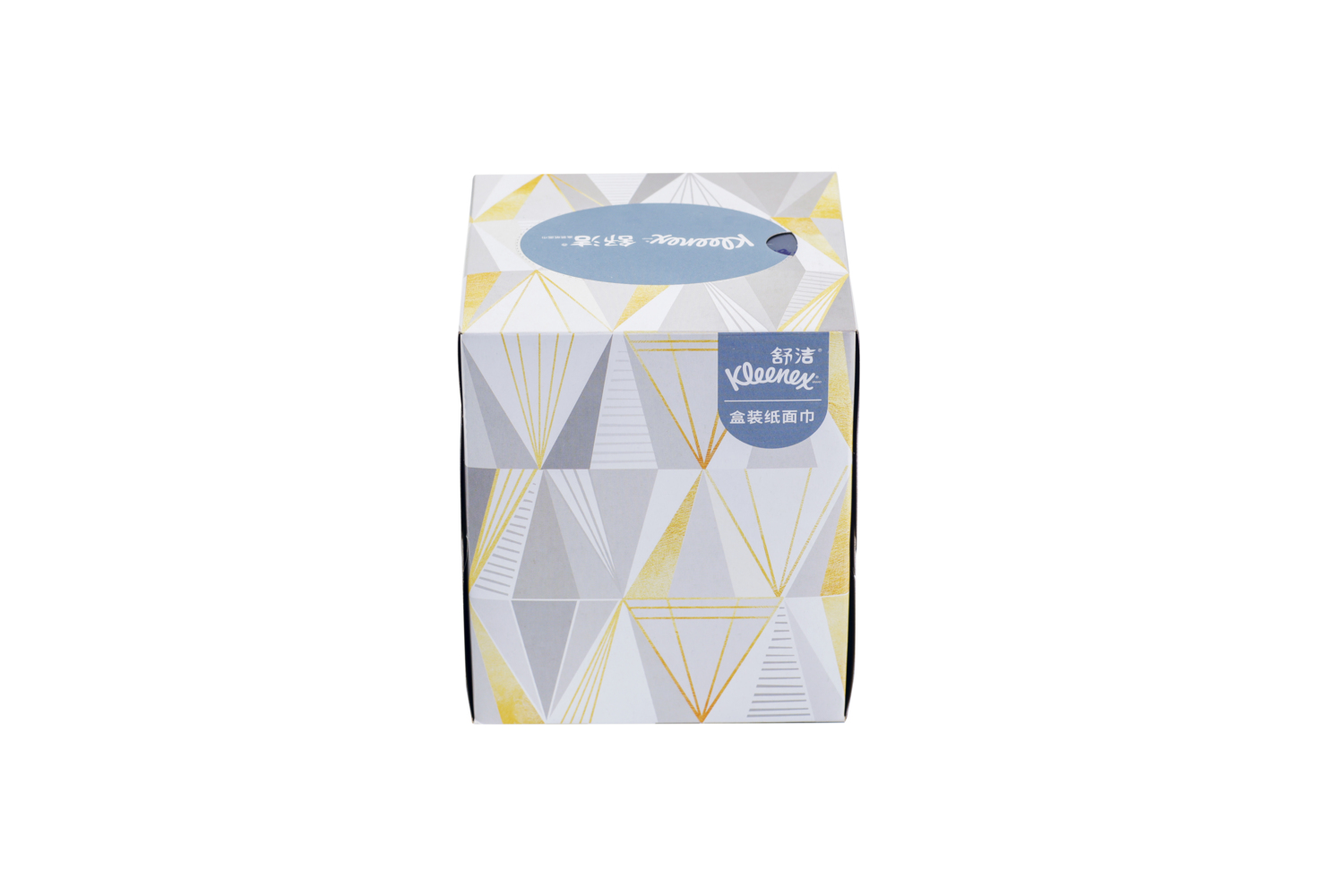 Kleenex®舒洁®立方盒装面纸(2层)，80张/盒，60盒/箱 - S059983392