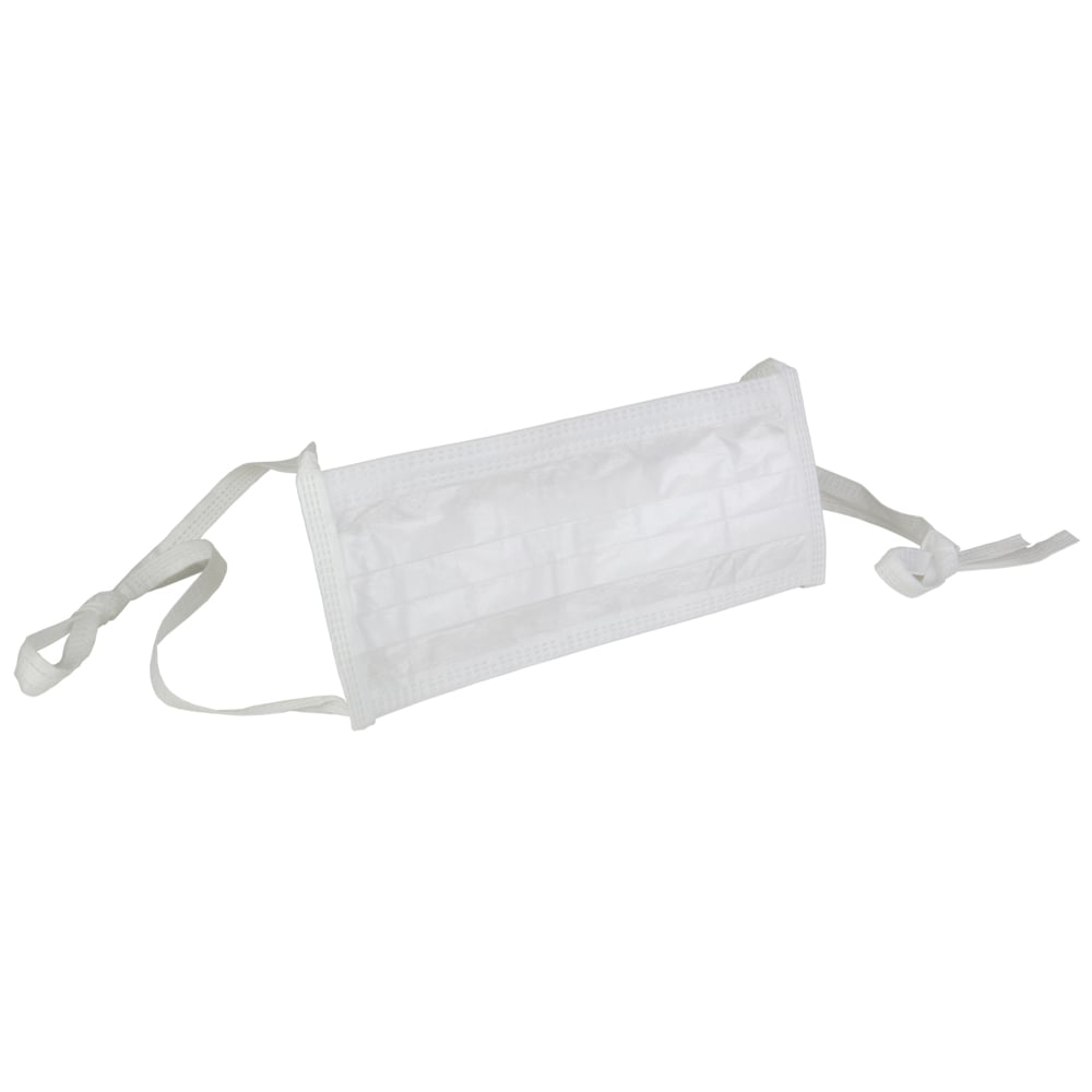 Kimtech™ M3 Sterile, gefaltete Gesichtsmaske mit Bändern 62494 – 23 cm breit, 200 sterile Gesichtsmasken - 62494