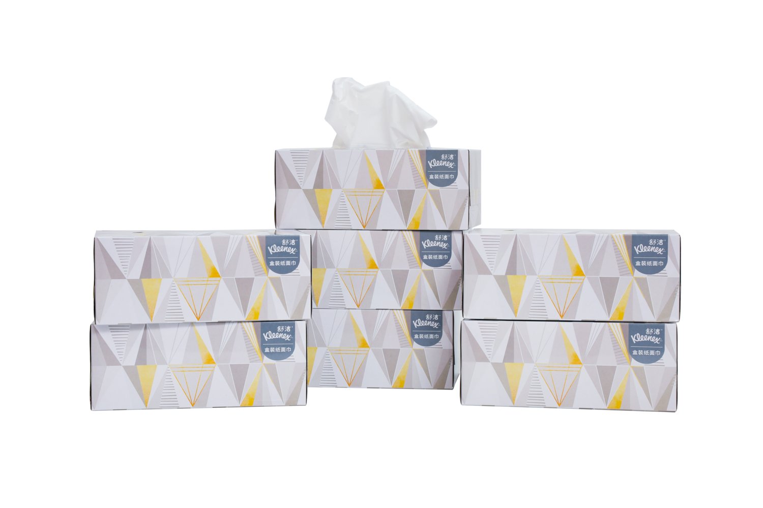 Kleenex®舒洁®长方盒装面纸(2层)，150张/盒，36盒/箱 - S050058644
