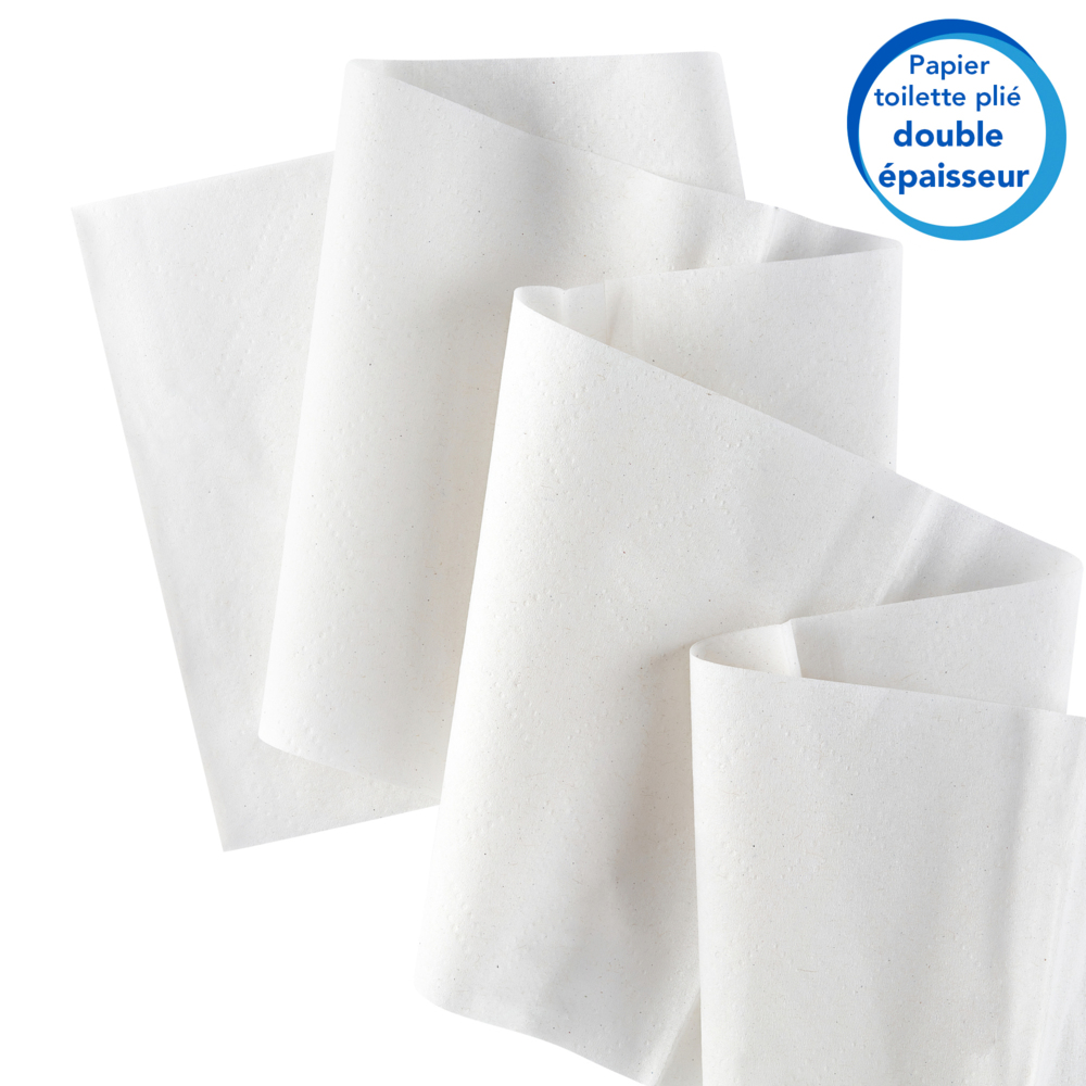 Higiénico plegado Scott® Control™ 8042 - Papel higiénico a granel de 2 capas - 36 paquetes x 250 hojas de papel higiénico (9000 en total) - 8042