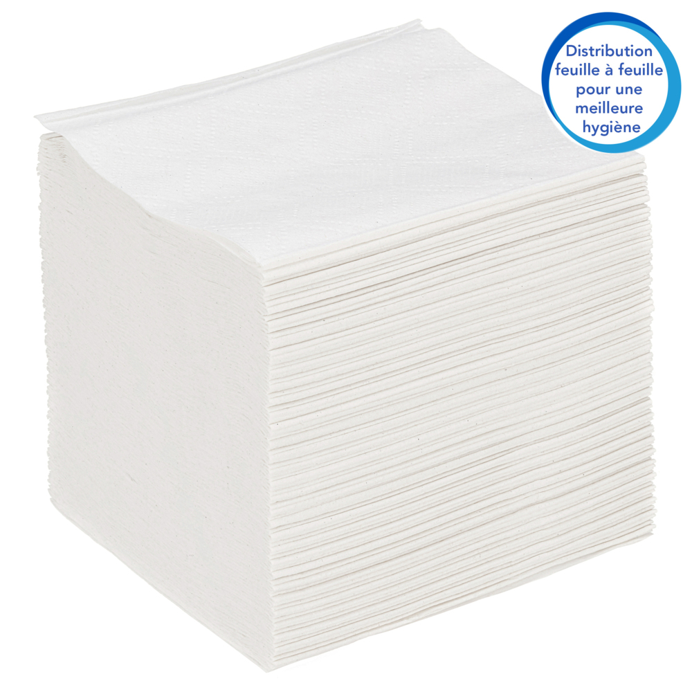 Higiénico plegado Scott® Control™ 8042 - Papel higiénico a granel de 2 capas - 36 paquetes x 250 hojas de papel higiénico (9000 en total) - 8042