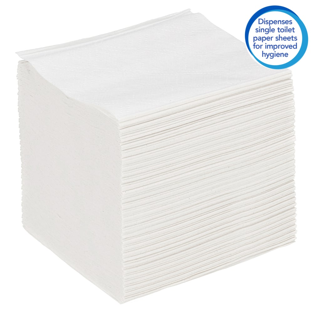 Higiénico plegado Scott® Control™ 8042 - Papel higiénico a granel de 2 capas - 36 paquetes x 250 hojas de papel higiénico (9000 en total) - 8042