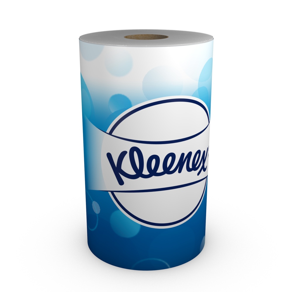 Papier toilette taille standard Kleenex® 8478 - Papier toilette 2 épaisseurs - 48 rouleaux x 200 feuilles de papier toilette blanc (9 600 feuilles au total) - 8478