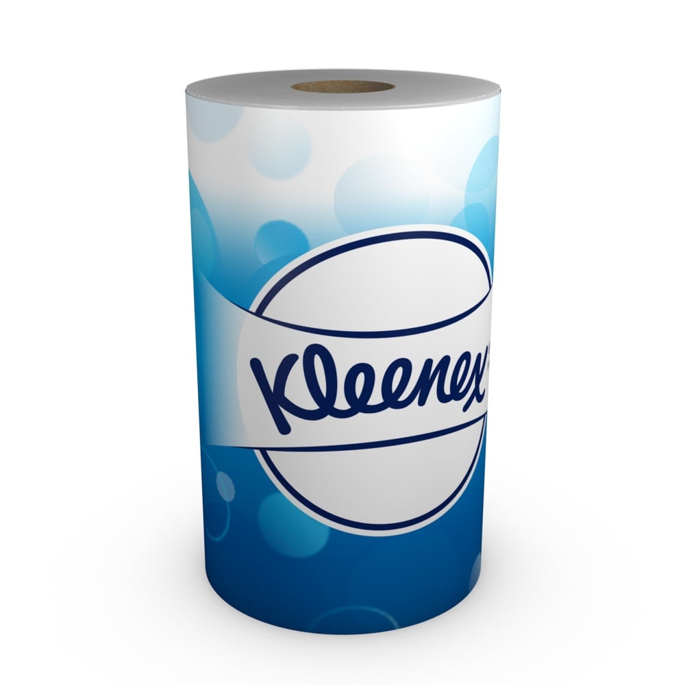 Kleenex® Standardrolle 8478 – 2-lagiges Toilettenpapier – 48 Rollen x 200 Blatt, weiß (insges. 9.600 Blatt) - 8478