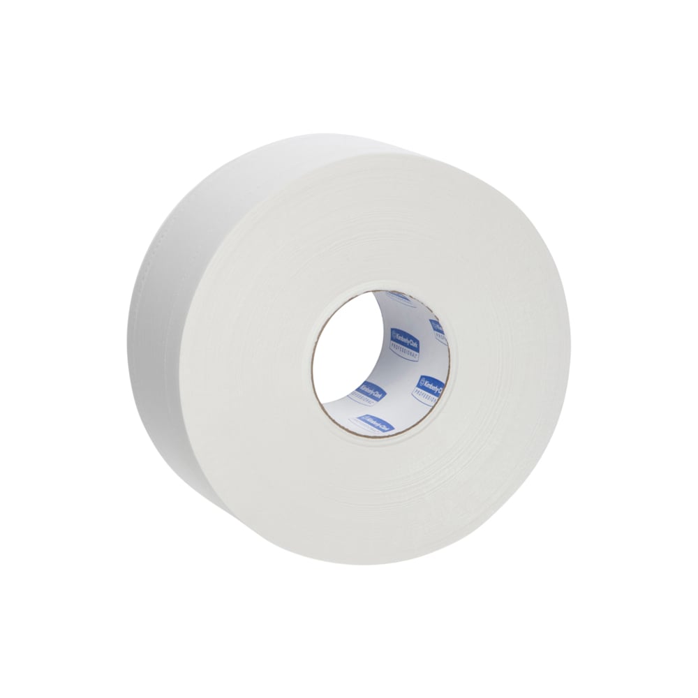 KLEENEX®  Compact Jumbo Roll Toilet Tissue (5749), 2 ply, Jumbo Toilet Roll, 6 Rolls / Case, 300m / Roll (1,800m) - S050424824
