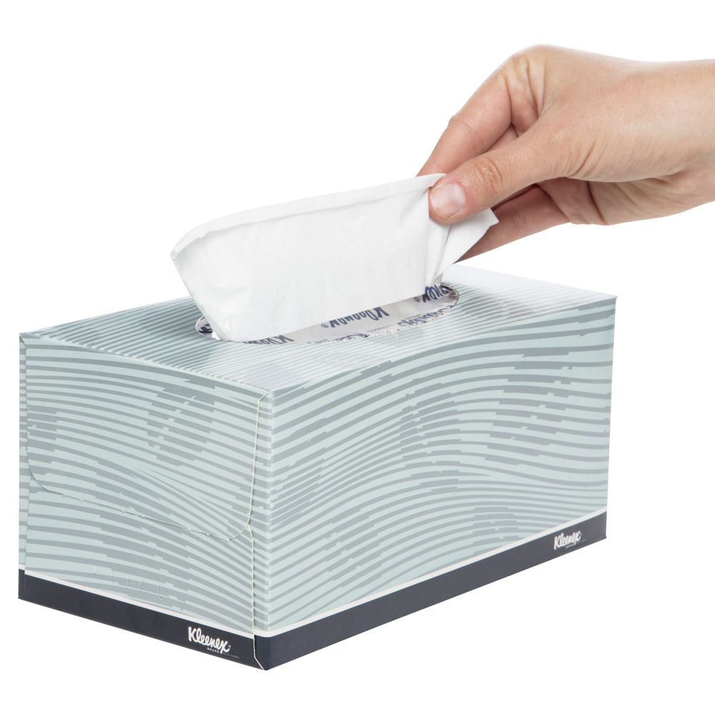 KLEENEX® Facial Tissue Box (4715), 2 ply, 24 Boxes / Case, 200 Tissues / Box (4,800 Tissues) - S050058615