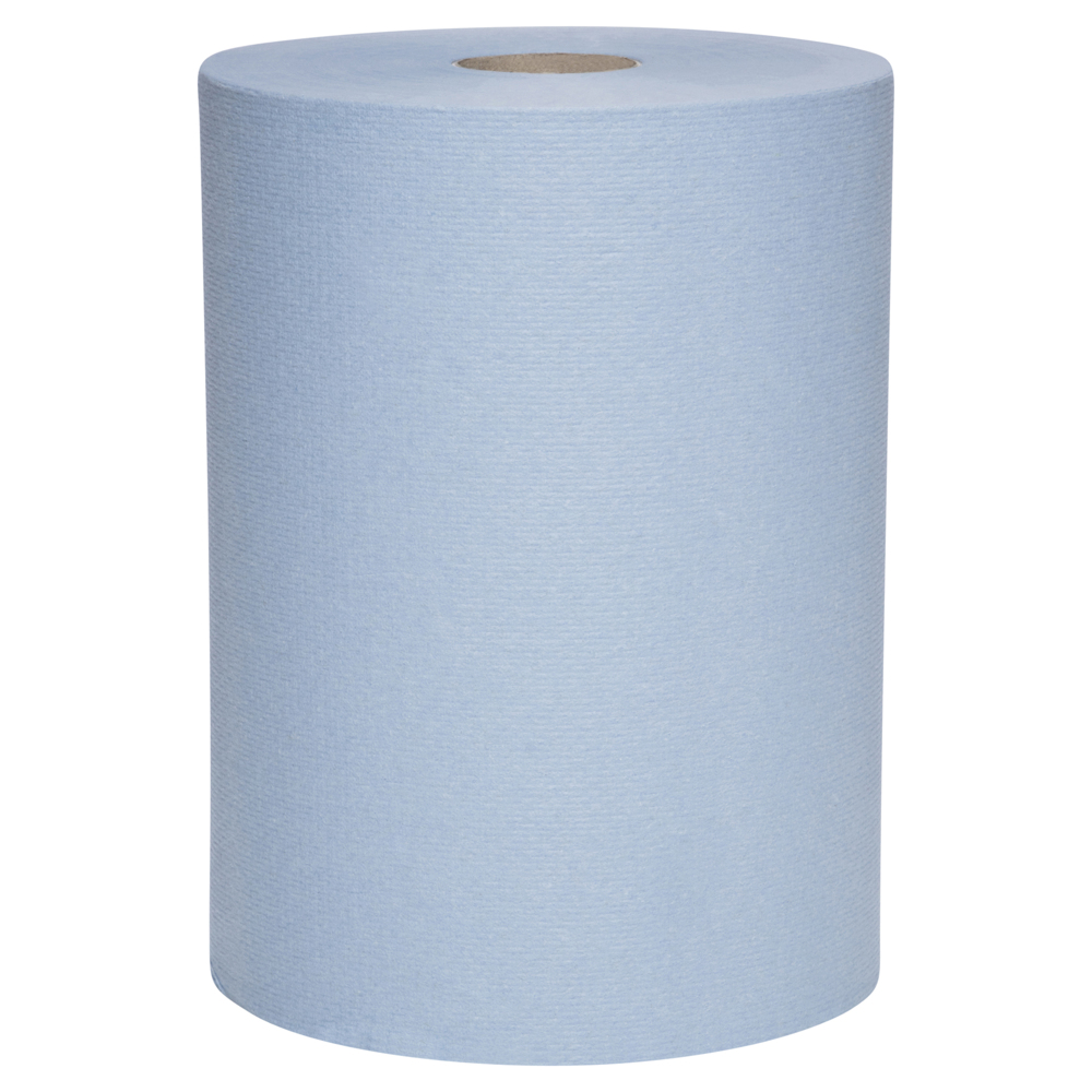 SCOTT® Slimroll Paper Hand Towels (6698), Blue Roll, 6 Rolls / Case, 176m / Roll (1,056m) - S058203035