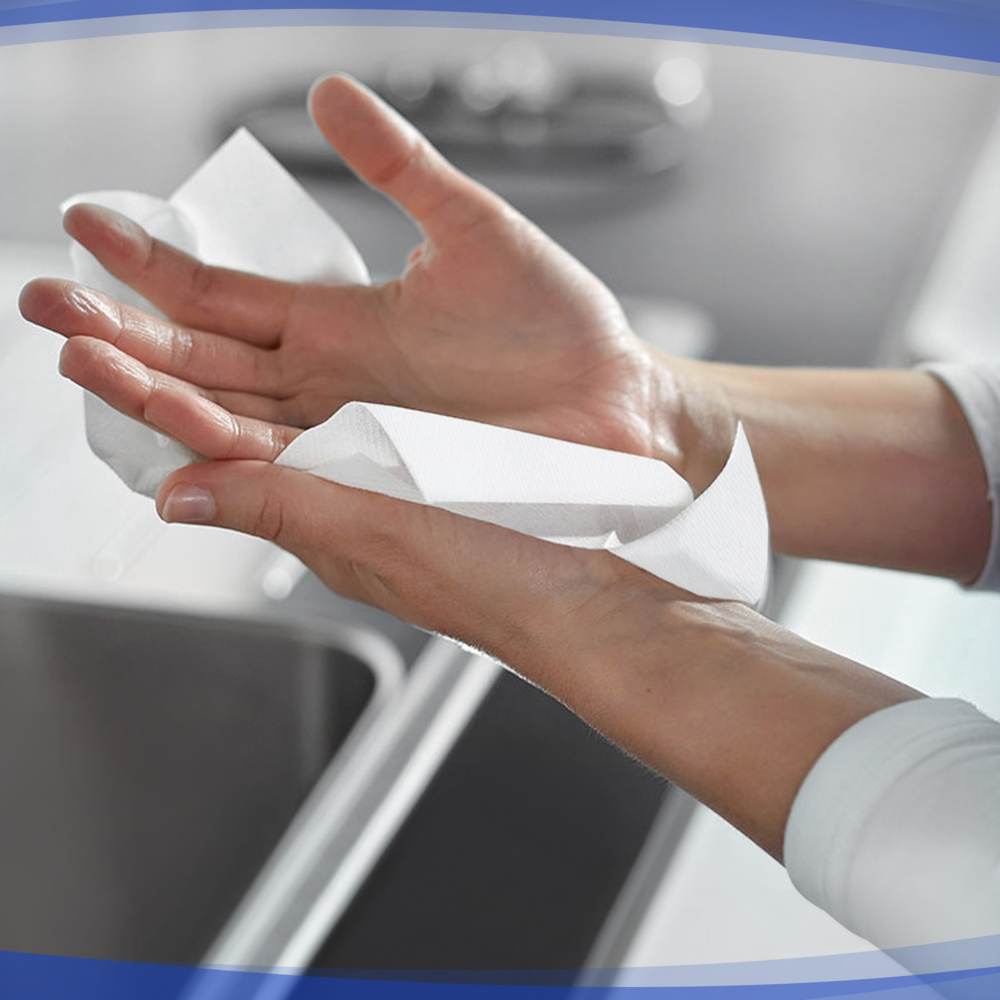SCOTT® Slimroll Rolled Hand Towel Dispenser (7957), White Paper Towel Dispenser, 1 Dispenser / Case - S057215427