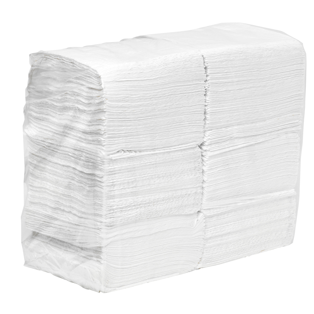 SCOTT® Control Reinforced Small Wipers Bulk Pack (94467), White Wipes, 450 Wipers / Case - S057551992