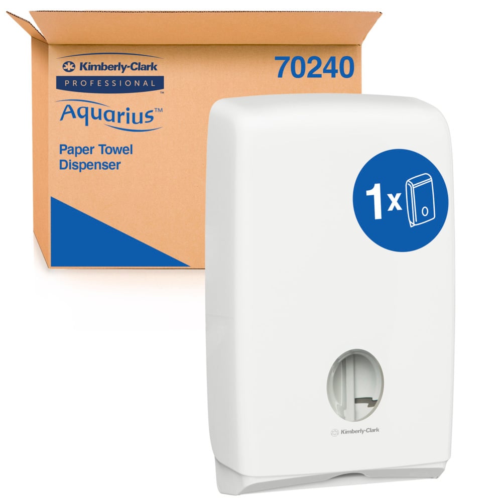 Kimberly-Clark Professional® Aquarius® Paper Towel Dispenser (70240), Compact Hand Towel Dispenser, 1 Dispenser / Case - S051299176