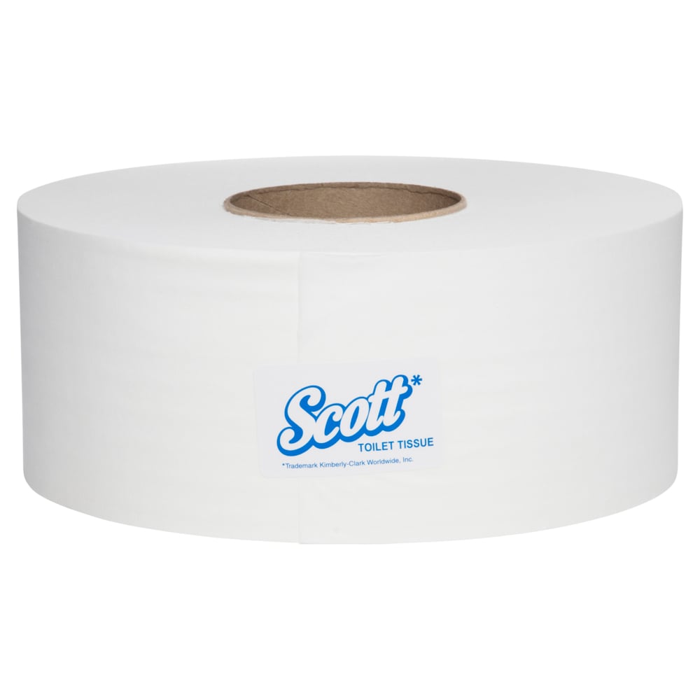 SCOTT® Compact Jumbo Roll Toilet Tissue (5748), 1 Ply, 6 Rolls / Case, 600m / Roll (3,600m) - S050424823