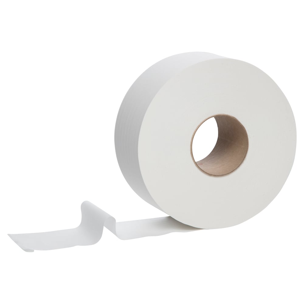 SCOTT® Compact Jumbo Roll Toilet Tissue (5748), 1 Ply, 6 Rolls / Case, 600m / Roll (3,600m) - S050424823