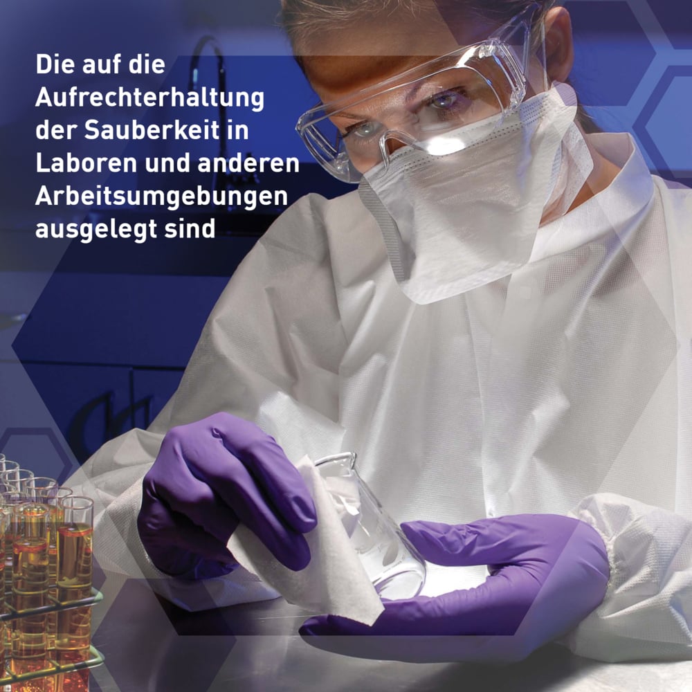 Kimtech® Science Hygiëne doekjes 30 dispenserdozen x 286 witte, smalle 1-laags vellen = 8580 vellen - 7552