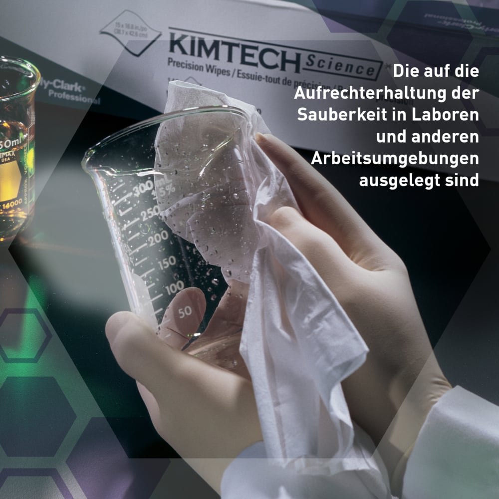 Kimtech® Science Paños de precisión, 15 cajas dispensadoras x 198 hojas blancas de 1 capa = 2970 hojas - 7551