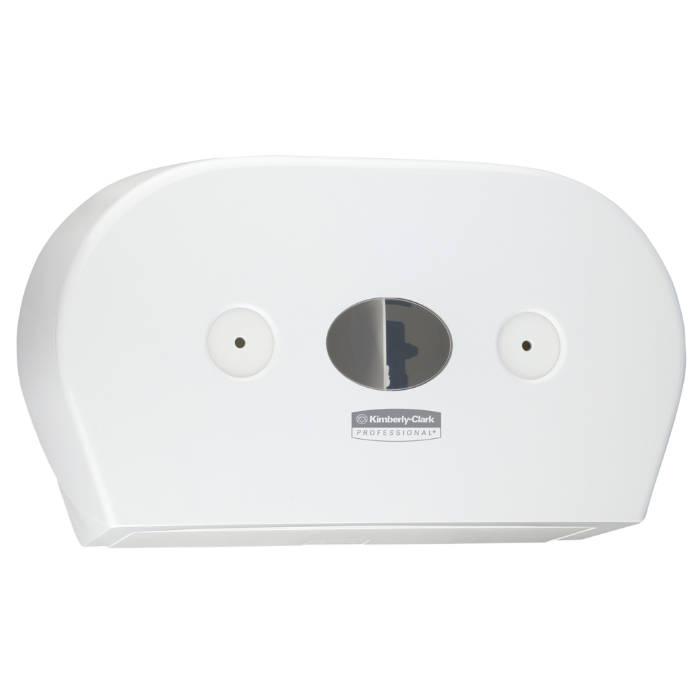 AQUARIUS® Twin Roll centrepull Toilet Paper Dispenser (7186), White, 1 Dispenser / Case - S059894314