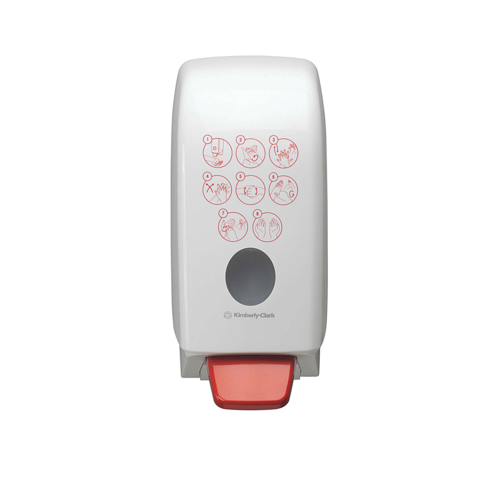 AQUARIUS® Hand Sanitiser Dispenser (7124), White, 1 Dispenser / Case - 07124999